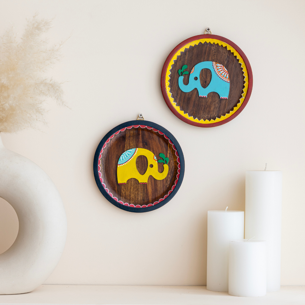 Uktha Wooden Wall Decor | Modern Minimal Design