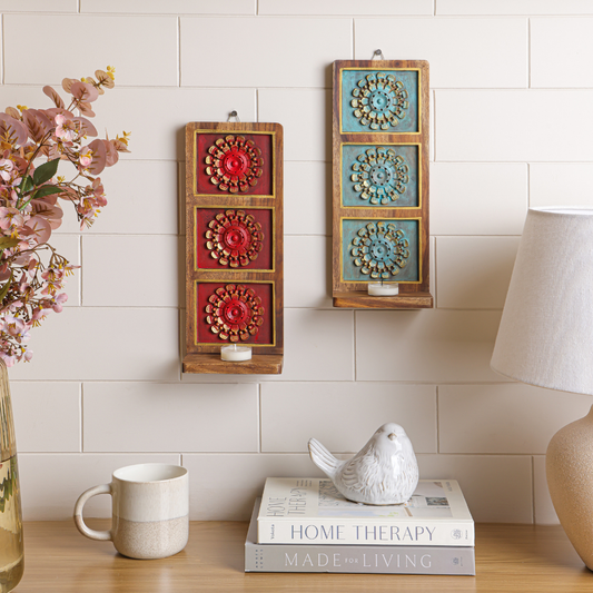 Sampannagrha Jharokha Wall décor   I Set of 2 |