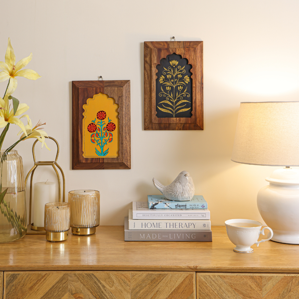 Vivaswan  Wall decor Jharokha I Set of 2 |