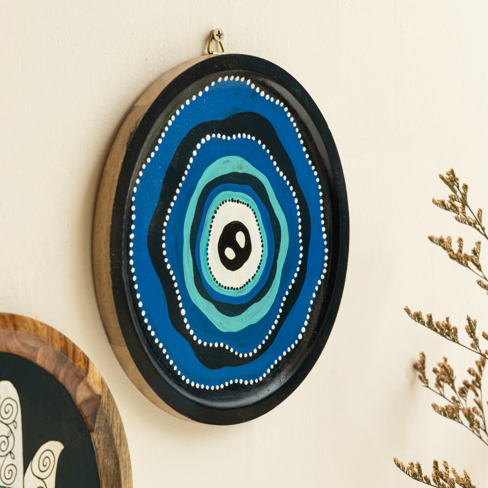 Jiva Evil Eye Wall Plates | Protective Wall Decor