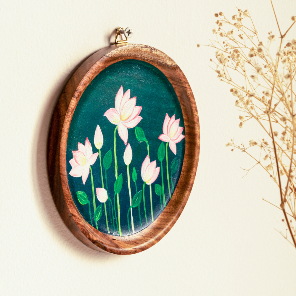 Adhrit Hand-Painted Wall Plates | Elegant Home Wall Decor