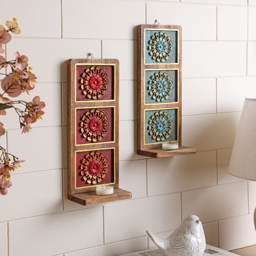 Sampannagrha Jharokha Wall décor   I Set of 2 |