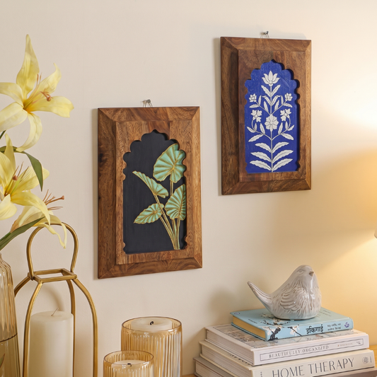 Ujjiti Jharokha Wall decor  I Set of 2 |