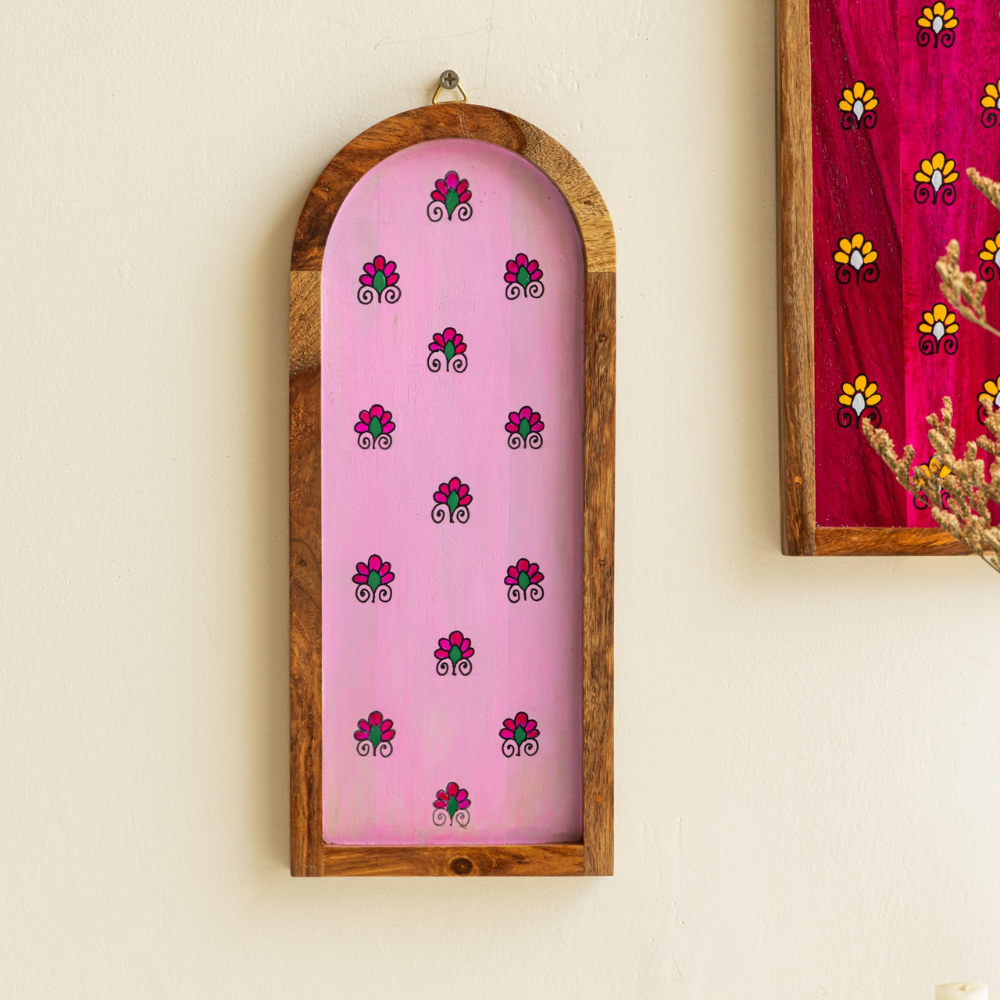 Anuka Hand-Painted Wall Plates | Living Room Decor