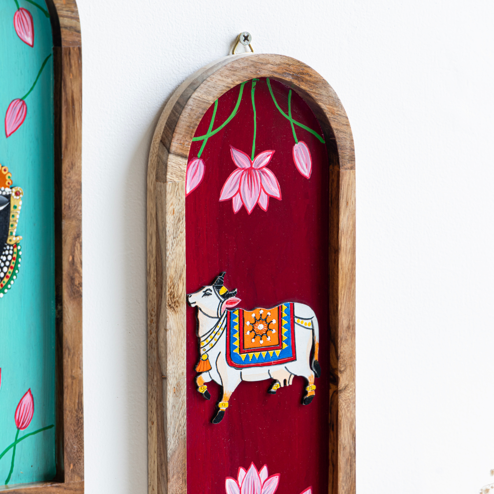 Keshva Wooden Wall Plates | Artistic Home Decor