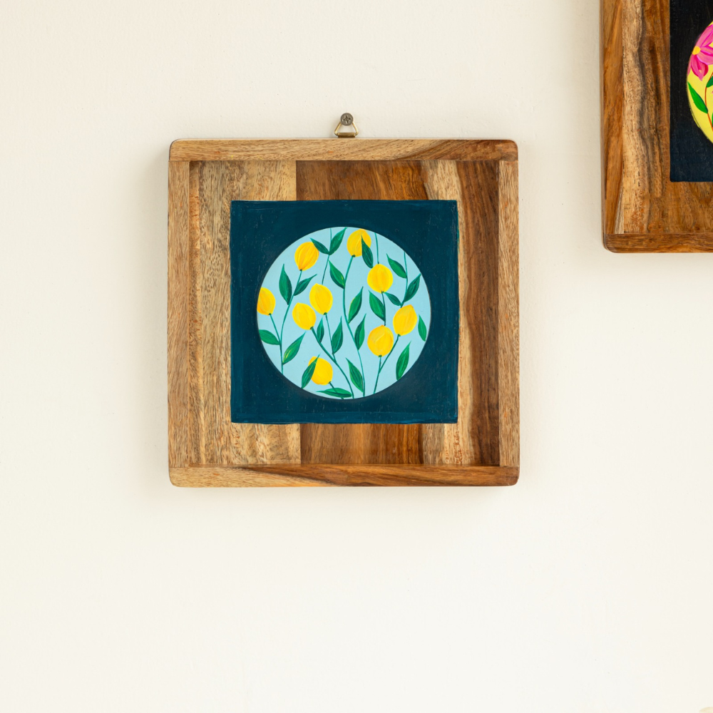 Mirai woods ® Ayushman Wall Plates Decor Hanging for Home | Living Room |