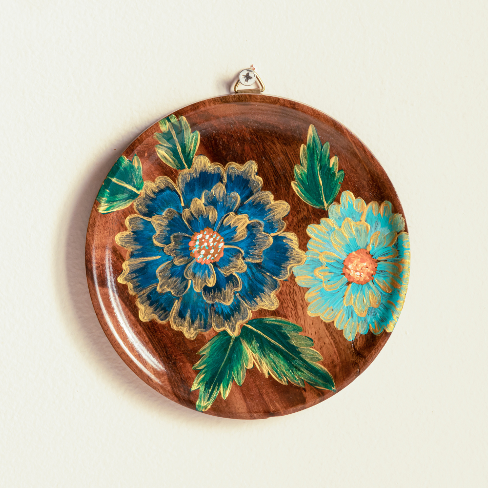 Chitraksh Artistic Wooden Wall Plates | Premium Wall Decor