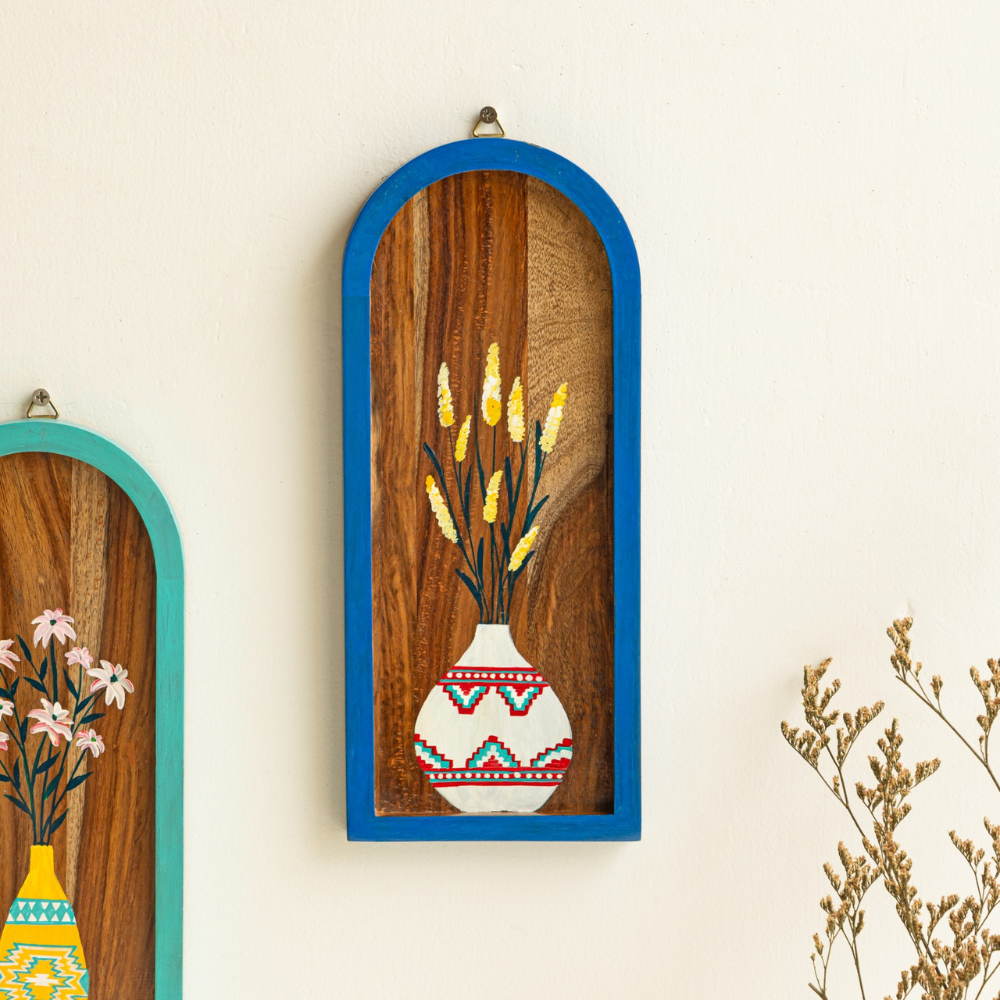 Udaya Wooden Wall Plates | Bright Artistic Decor