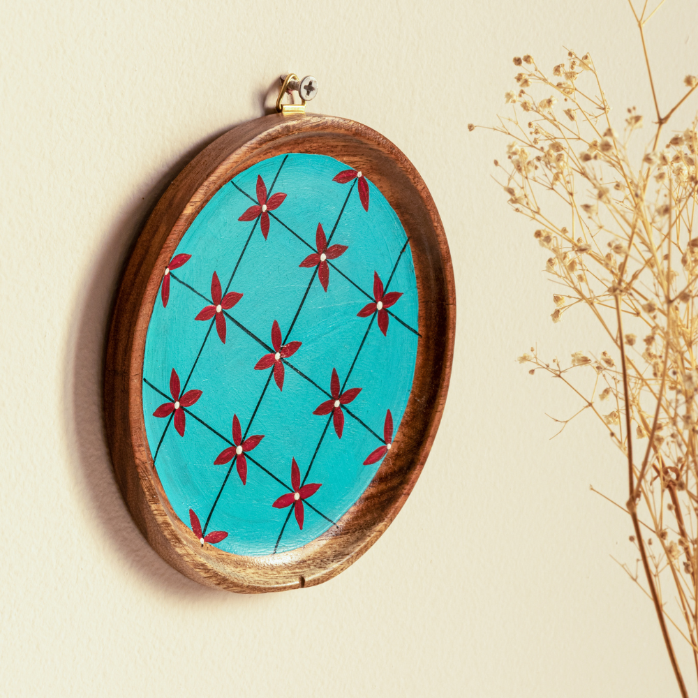 Chitraksh Artistic Wooden Wall Plates | Premium Wall Decor