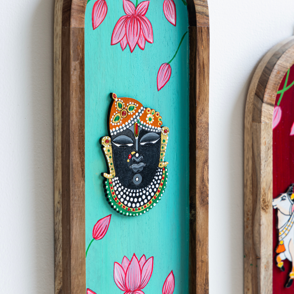 Keshva Wooden Wall Plates | Artistic Home Decor