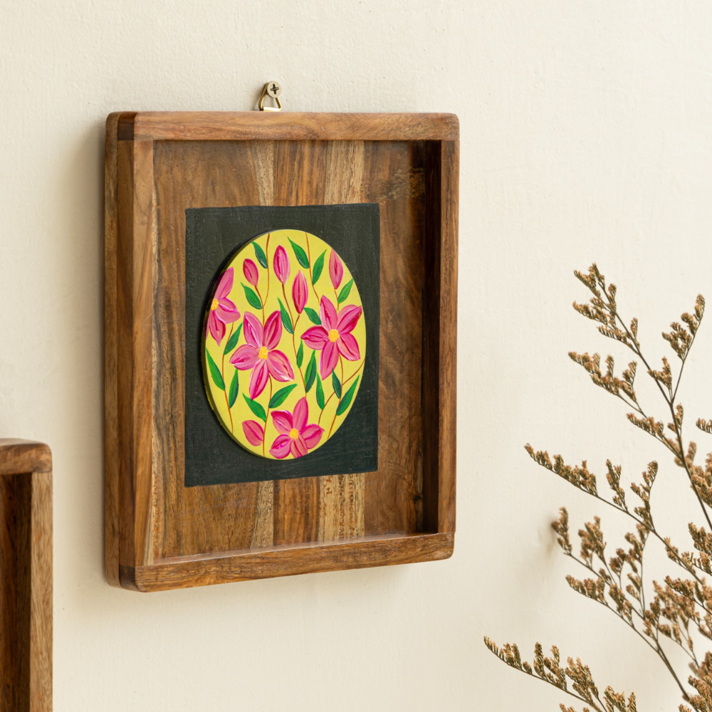 Mirai woods ® Ayushman Wall Plates Decor Hanging for Home | Living Room |