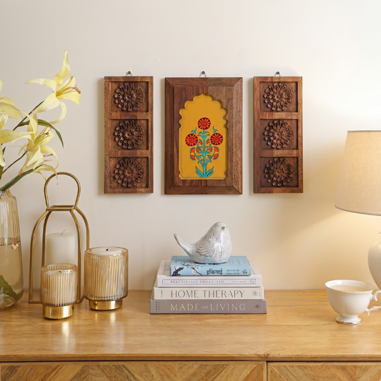Carvi Wall decor  I Set of 3 |