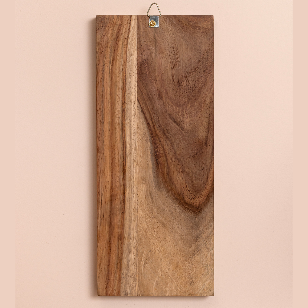 Ayojan Tropical Banana Leaf Wall Art Set of 2 | Wooden Frame with Cane Work