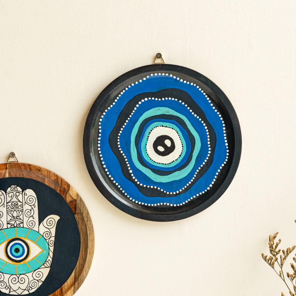 Jiva Evil Eye Wall Plates | Protective Wall Decor