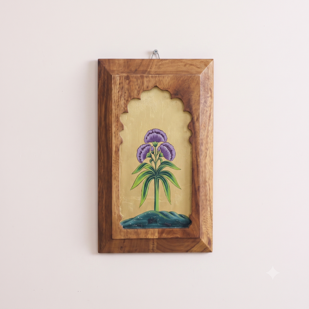 "Kusuma-Jharokha" Sheesham Wall Plates (Set of 3) | Mirai Woods